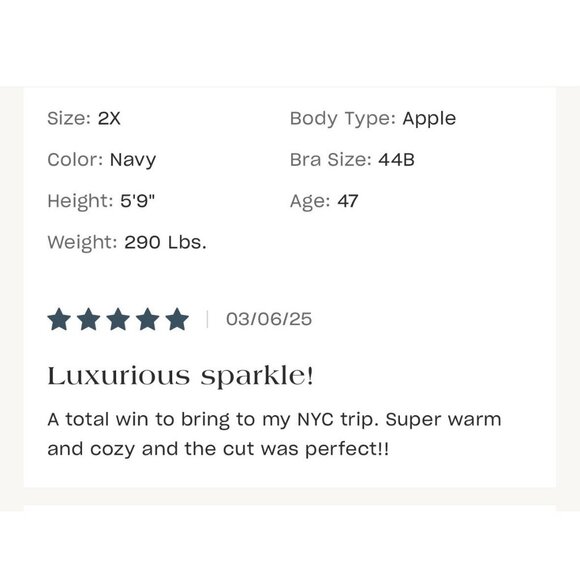 NWT Size 2X - The Alani Cashmere Mock-Neck Sweater: Sequin Black NWT US$ 248 - Picture 7 of 16